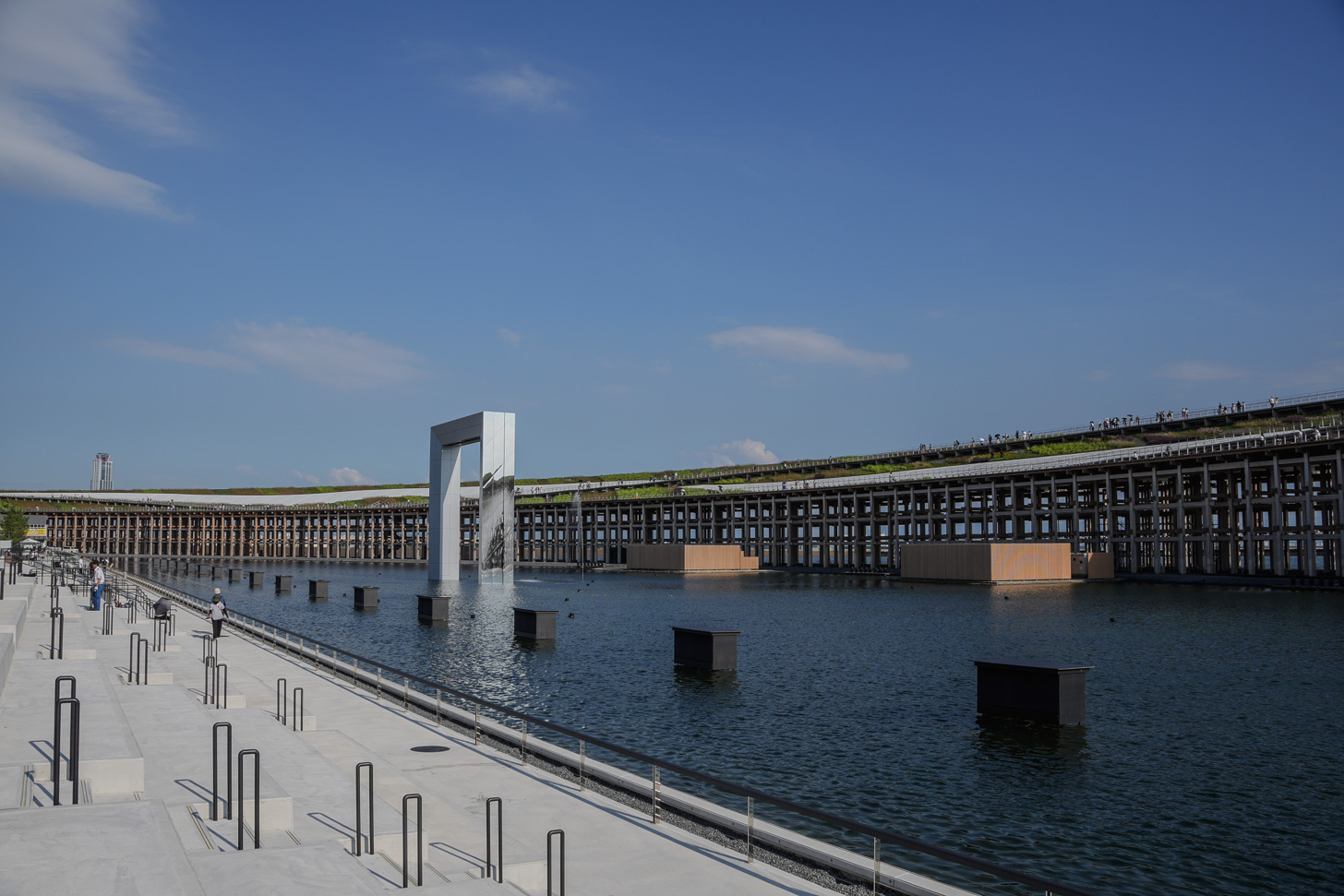Water feature at Expo 25