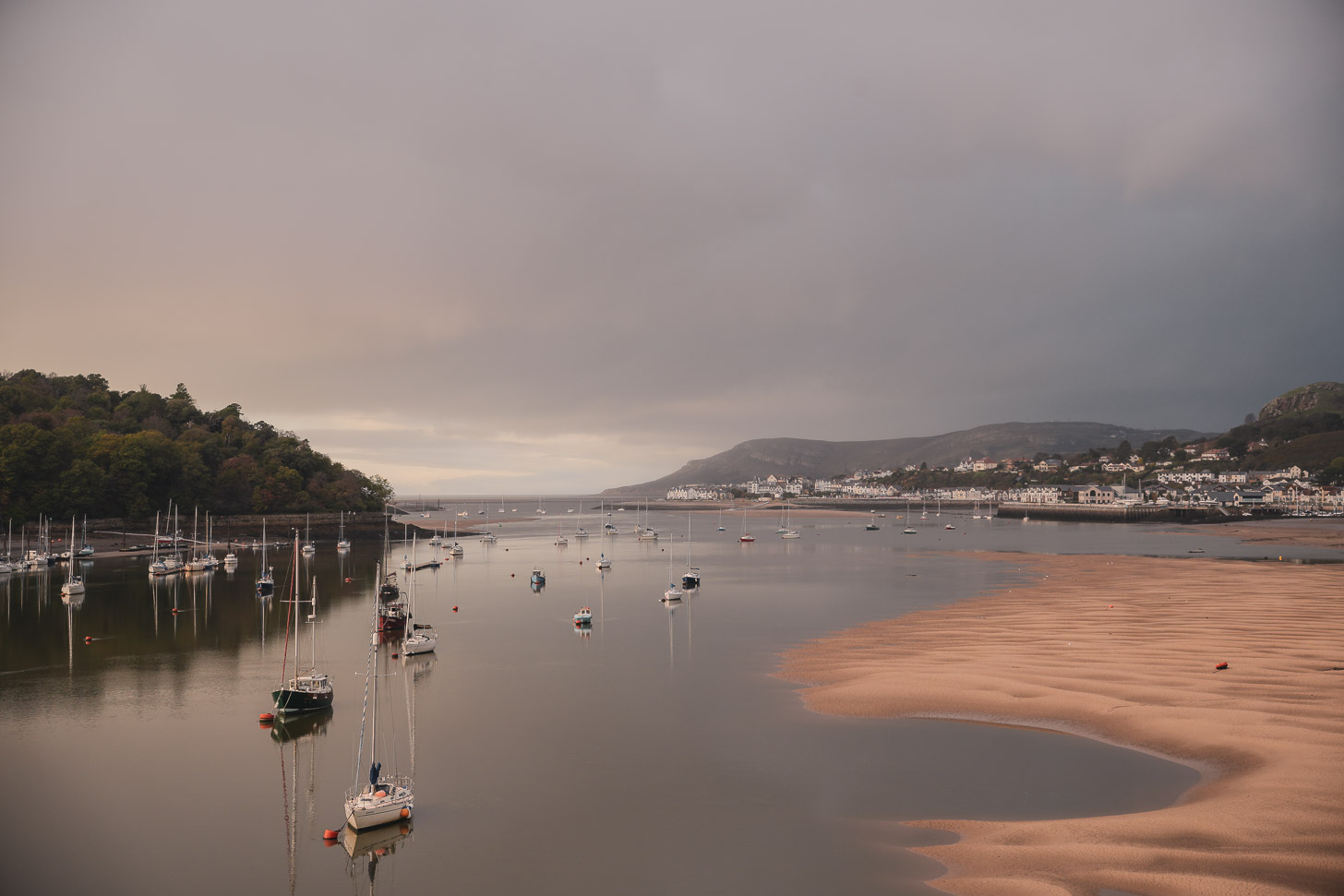 View of river from Conwy Castle