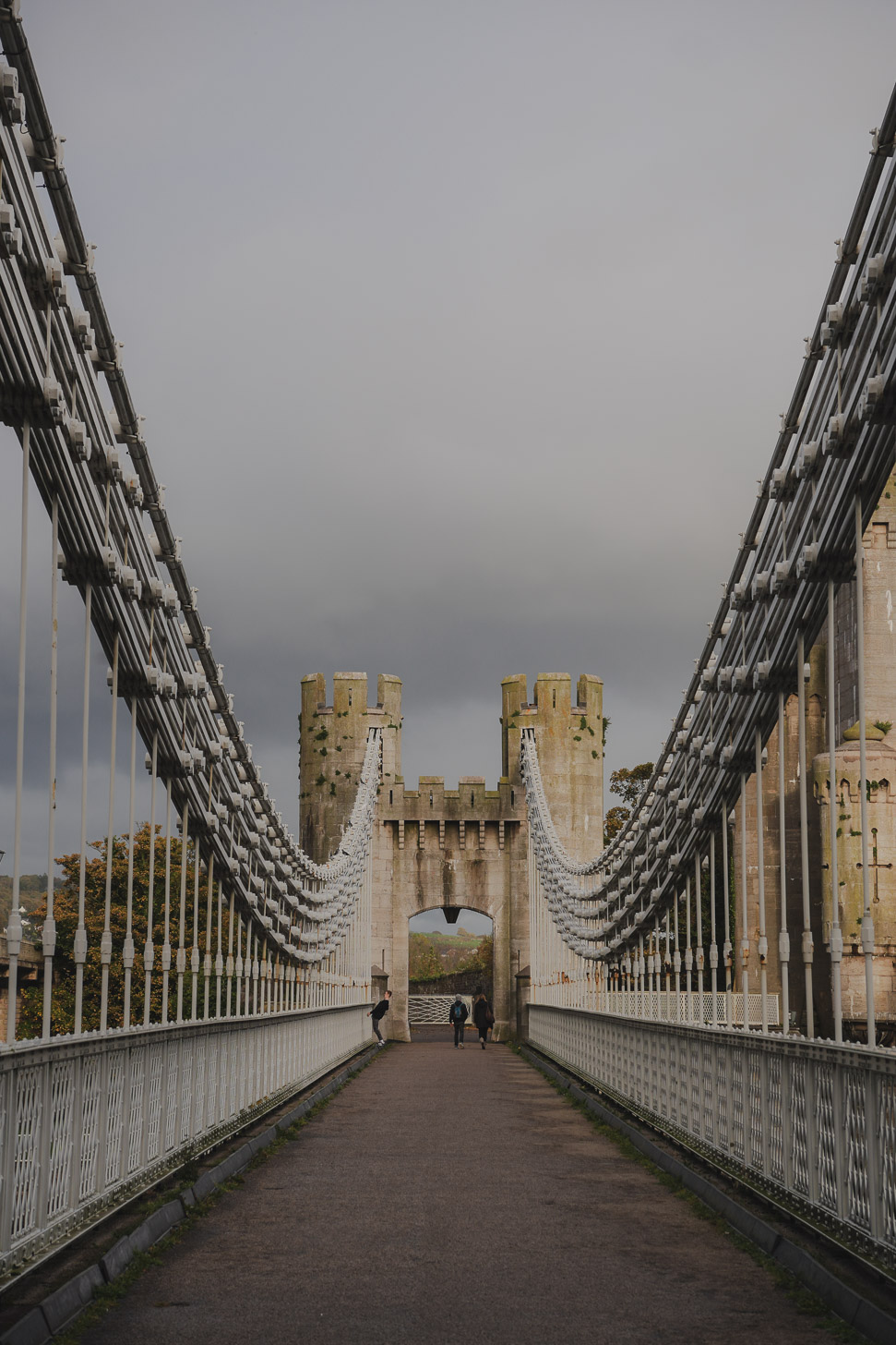 Bridge leading to Conwy Castle